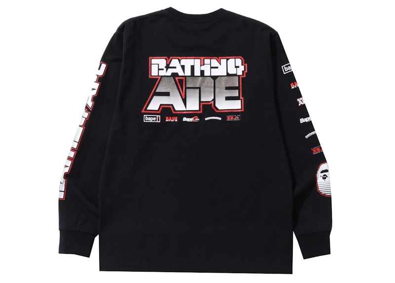 BAPE Graphic #1 L/S Tee Black
