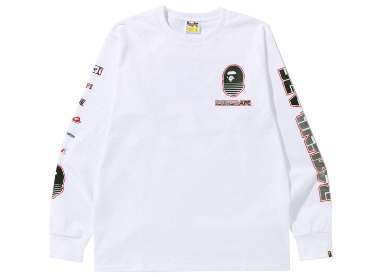 BAPE Graphic #1 L/S Tee White 圖 2
