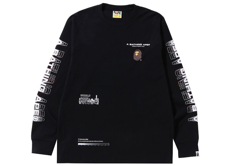 BAPE Graphic #2 L/S Tee Black