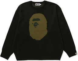 BAPE Graphic Crewneck Pullover Sweatshirt Fit 1J80-120-005 BAPE Graphic Crewneck Pullover Sweatshirt Fit 1J80-120-005