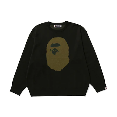 BAPE Graphic Crewneck Pullover Sweatshirt Fit 1J80-120-005