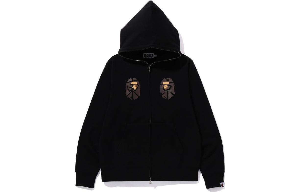 BAPE Graphic Print Full-Zip Hoodie Jacket for Men 1J72-115-005