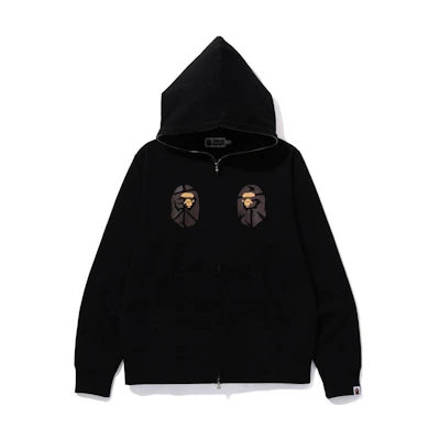 BAPE Graphic Print Full-Zip Hoodie Jacket for Men 1J72-115-005