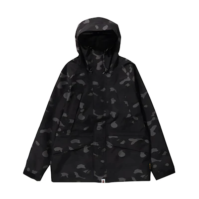 BAPE Graphic Print Zip-Up Hoodie Jacket Men’s Black 1J70-140-018
