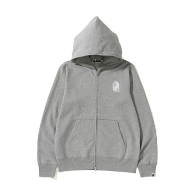 BAPE Graphic Print Zip-Up Hoodie Long Sleeve 1E75-115-057