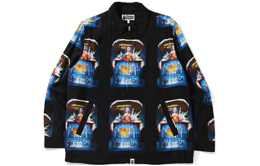 BAPE Graphic Print Zip-Up Jacket  Outerwear 0ZXJKM140007G 圖 2