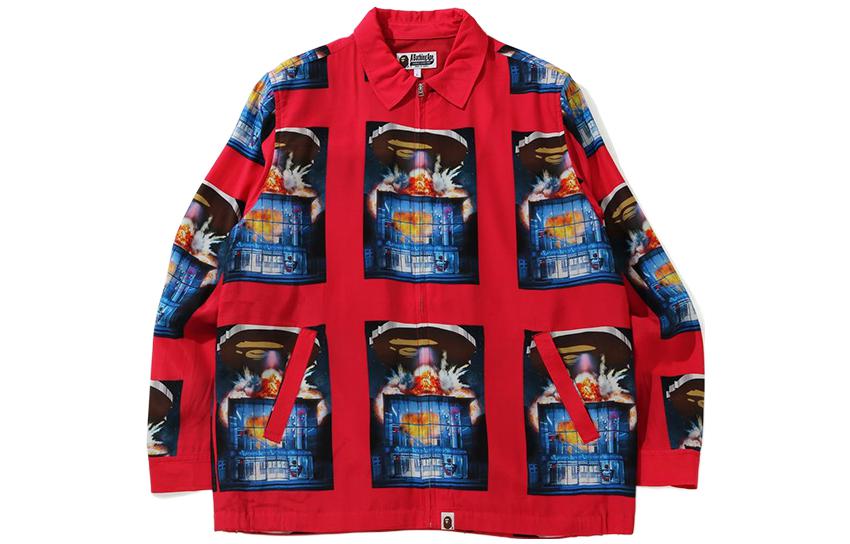 BAPE Graphic Print Zip-Up Jacket  Outerwear 0ZXJKM140007G 圖 3