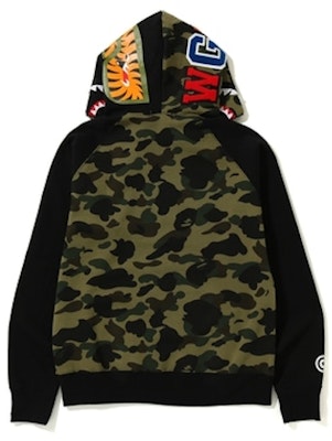 Bape 半拉鍊寬鬆連帽上衣 黑色 Lookbook Bape 半拉鍊寬鬆連帽上衣 黑色