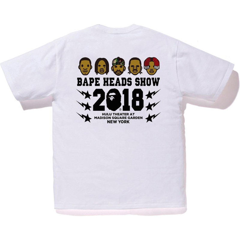Buy Bape Heads Show Hulu Theater Kaos Putih