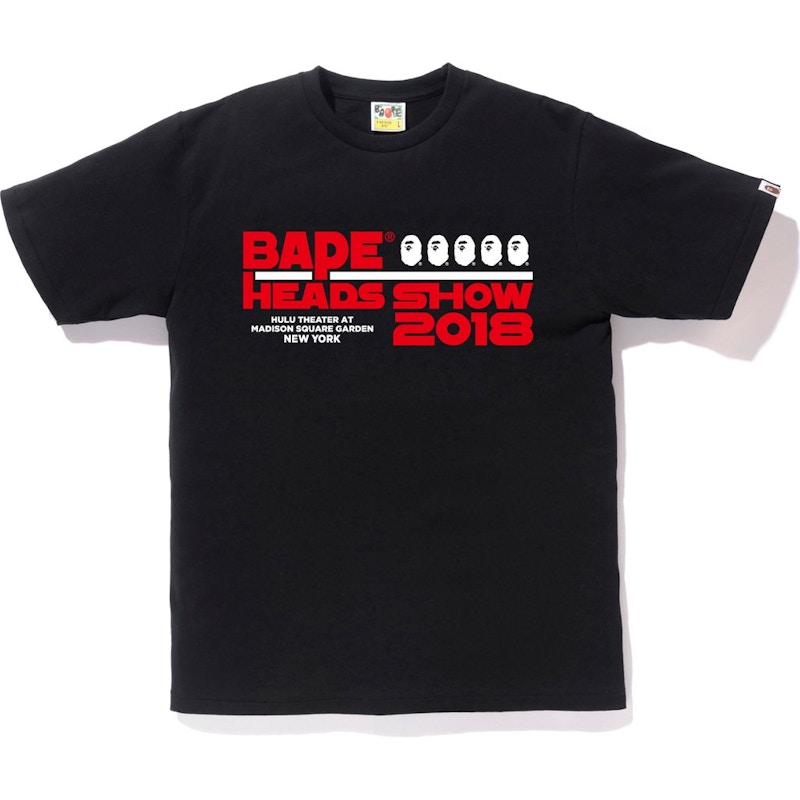 Buy Bape Heads Show Tee Black