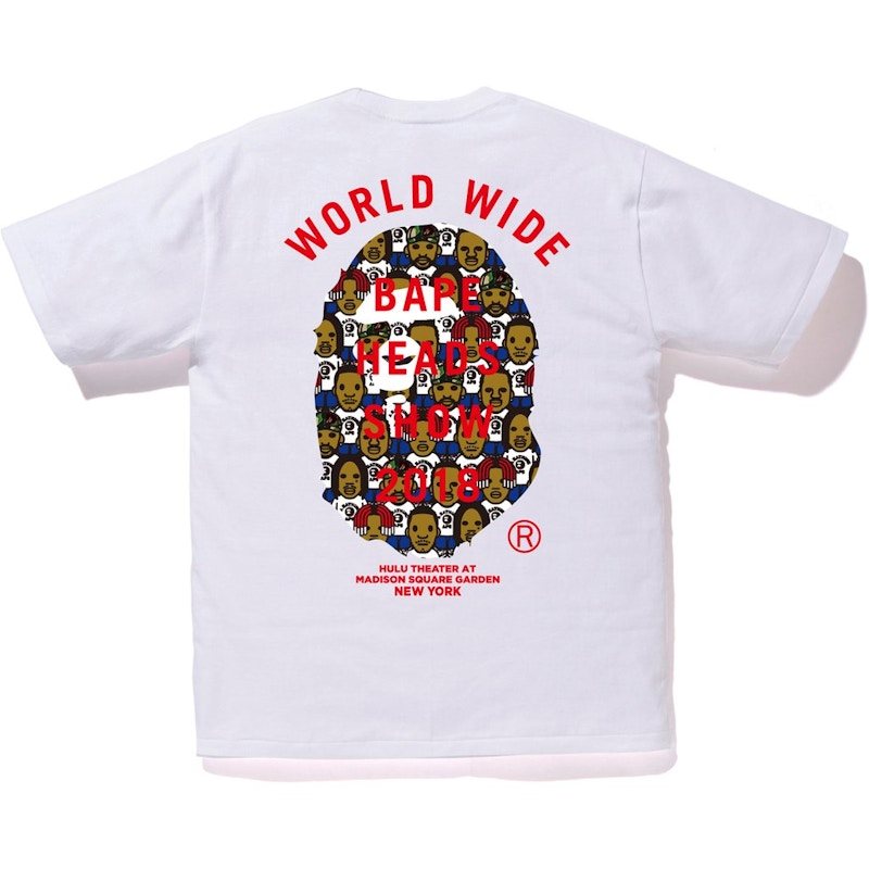 Bape Heads Show Tee White 圖 2