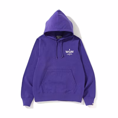 BAPE Heavy Metal Ape Pullover Hoodie Purple Unisex 1F20-114-004PURPLE