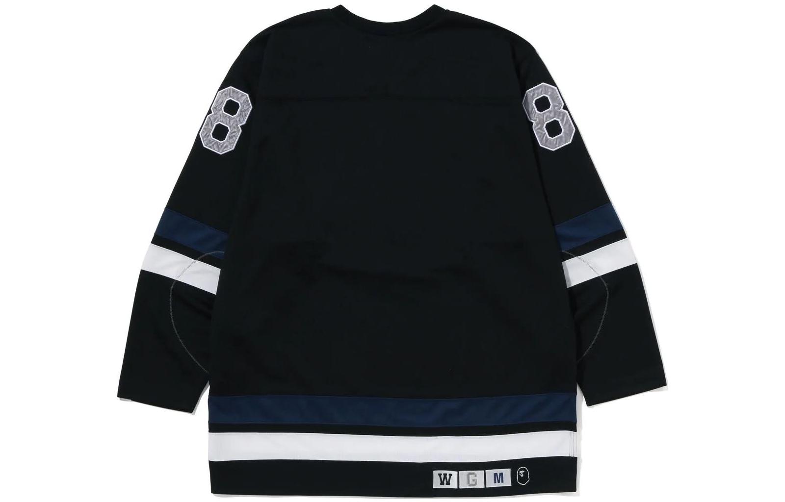 BAPE Hockry Crewneck Sweatshirt with Numeric Logo Patch for Men. 1I80-113-016 圖 3