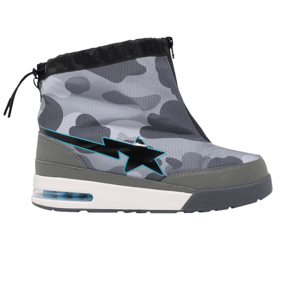 Buy BAPE 蜂巢迷彩拉鏈 Roadsta '灰色' 1J30191004-GRA