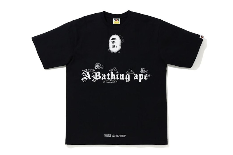 Buy BAPE Ink Print Relaxed Fit #2 Tee Black