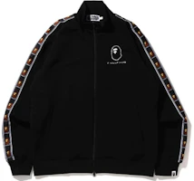 BAPE Japan Guardians Jersey Top Thunder God Print Zip Jacket Black 1I30-113-005 BAPE Japan Guardians Jersey Top Thunder God Print Zip Jacket Black 1I30-113-005