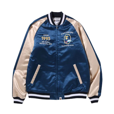 BAPE Japan Souvenir Jacket 'Blue' (FW21)