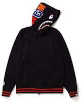 Buy Bape Color Camo Tiger Shark Full Zip Double Hoodie Black Buy Bape Color Camo Tiger Shark Full Zip Double Hoodie Black
