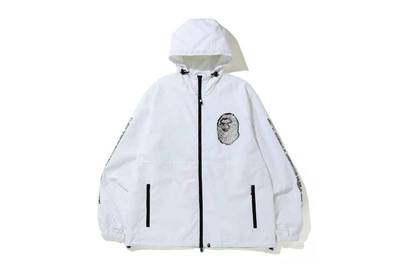 Buy A BATHING APE®ジュエリーモチーフワイドフーディ (ホワイト)
