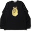 Buy BAPE Jewelry Motif Wide Layered L/S Tee Black