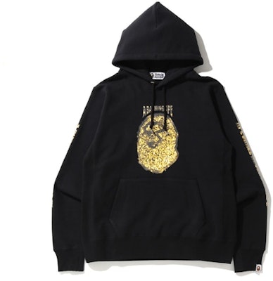 BAPE Jewelry Motif Wide Pullover Hoodie Black Buy BAPE Jewelry Motif Wide Pullover Hoodie Black