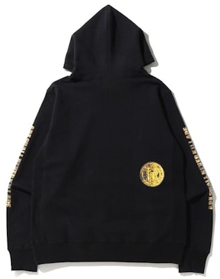 BAPE Jewelry Motif Wide Pullover Hoodie Black Order BAPE Jewelry Motif Wide Pullover Hoodie Black