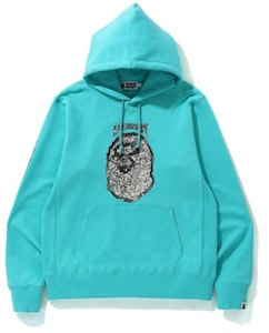 BAPE 珠寶圖案寬鬆連帽衫 藍色 Buy BAPE 珠寶圖案寬鬆連帽衫 藍色