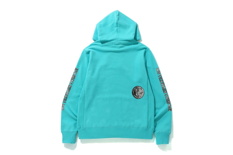 BAPE Jewelry Motif Wide Pullover Hoodie Sax 圖 2