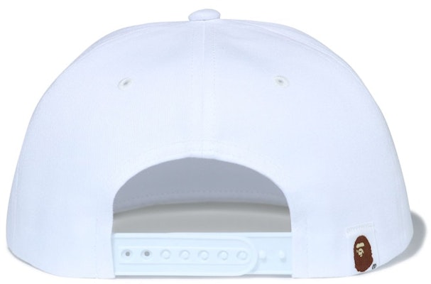 BAPE Jewelry Snap Back Cap White Order BAPE Jewelry Snap Back Cap White
