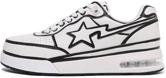 JOSHUA VIDES x A BATHING APE ROAD STA 皮革牛皮 頭部繫帶 防滑 低筒 板鞋 男女皆宜 白黑 Buy JOSHUA VIDES x A BATHING APE ROAD STA 皮革牛皮 頭部繫帶 防滑 低筒 板鞋 男女皆宜 白黑