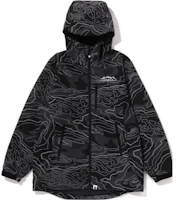 BAPE Layered Line Camo Reflective Hooded Outdoor Jacket Unisex 1J80-140-006 BAPE Layered Line Camo Reflective Hooded Outdoor Jacket Unisex 1J80-140-006