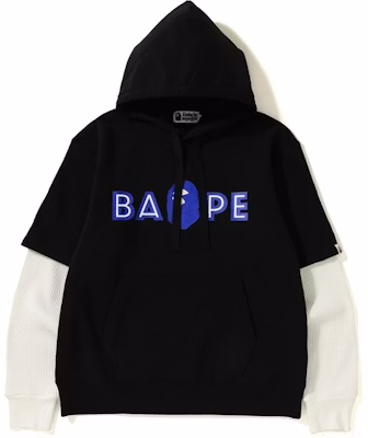 Sudadera con Capucha Negra Bape Layered Mad Face Wide Buy Sudadera con Capucha Negra Bape Layered Mad Face Wide