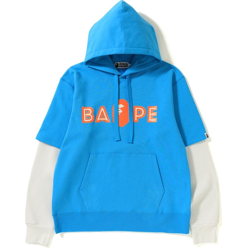 Buy Hoodie Pullover Sax Bape Layered Mad Face Lebar