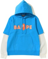 Hoodie Pullover Sax Bape Layered Mad Face Lebar Buy Hoodie Pullover Sax Bape Layered Mad Face Lebar