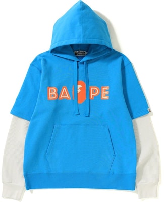 Hoodie Pullover Sax Bape Layered Mad Face Lebar Buy Hoodie Pullover Sax Bape Layered Mad Face Lebar