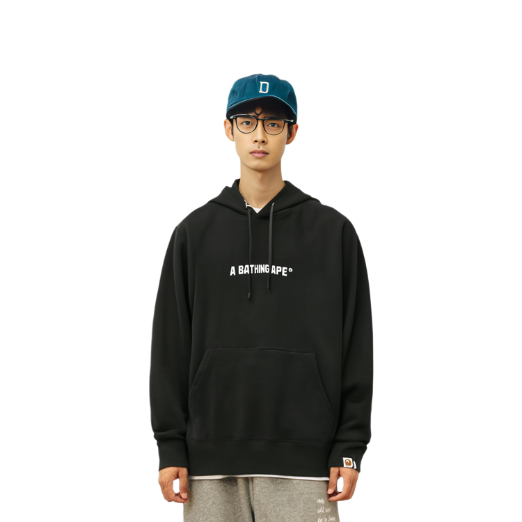 Shop BAPE 字母標誌寬鬆版連帽衫 1H80-114-006
