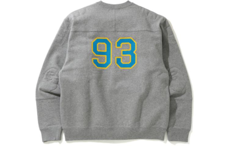 Lookbook BAPE字母數字印花寬鬆版型長袖圓領衛衣 男士 0ZXSWM113005G