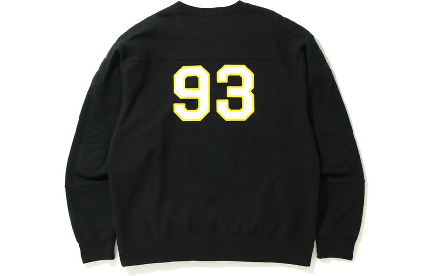 Purchase BAPE字母數字印花寬鬆版型長袖圓領衛衣 男士 0ZXSWM113005G