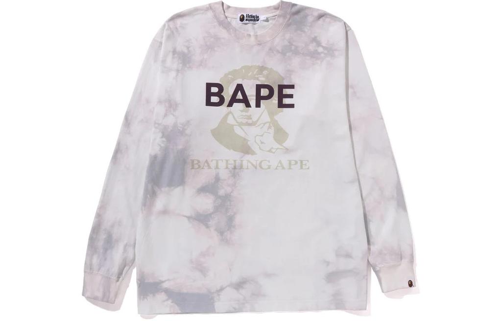 Shop BAPE Sweater Crewneck dengan Cetak Huruf Pullover 1J80-111-003