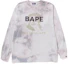 Shop BAPE Sweater Crewneck dengan Cetak Huruf Pullover 1J80-111-003