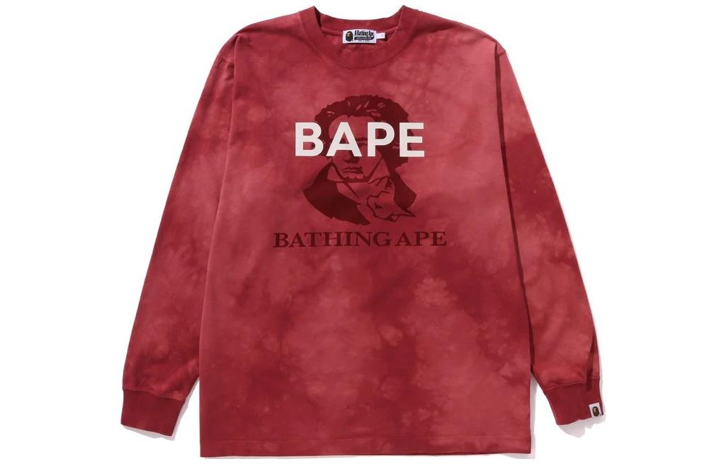 Purchase BAPE Sweater Crewneck dengan Cetak Huruf Pullover 1J80-111-003