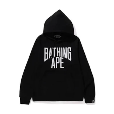 BAPE Letter Print Hoodie Pullover Long Sleeve Sweatshirt 1J80-114-007