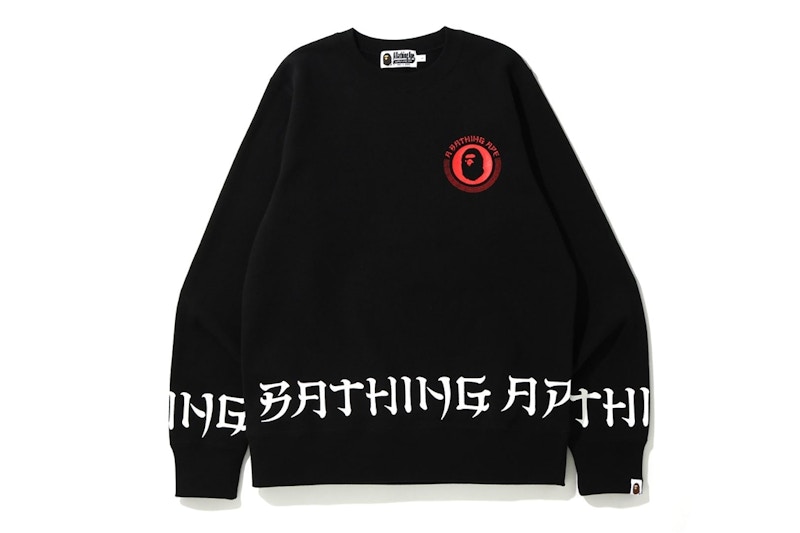 Buy 베이프 레터링 크루넥 블랙 (Beipeu Leteoling Keurunek Beullaek)
