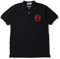 BAPE Lettered Polo Black BAPE Lettered Polo Black