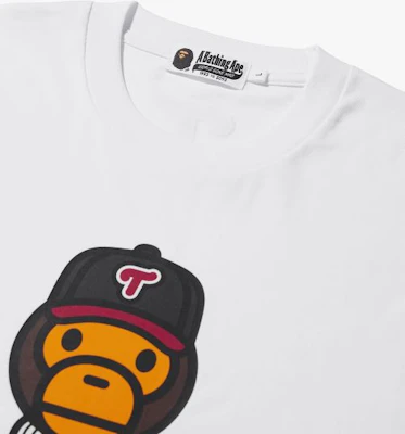 Bape LG Twins Milo Graphic Long Sleeve T-Shirt 002LTM731905CWHT Lookbook Bape LG Twins Milo Graphic Long Sleeve T-Shirt 002LTM731905CWHT