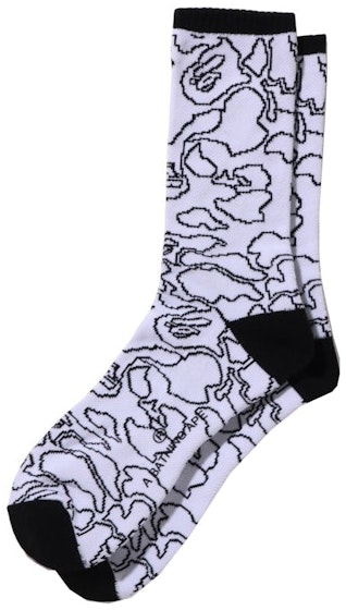 bape-line-camo-socks-white