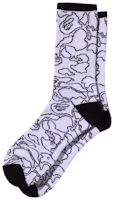 BAPE Line Camo Socks White BAPE Line Camo Socks White