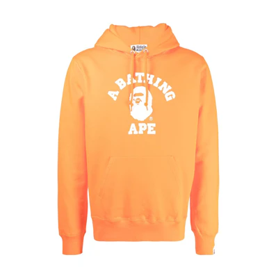 BAPE Logo Ape Head Graphic Pullover Hoodie 001PPH801008M