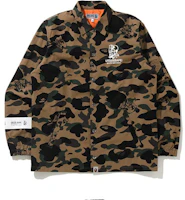 BAPE Logo Camo Pattern Letter Print Jacket - 0ZXJKM14000XG BAPE Logo Camo Pattern Letter Print Jacket - 0ZXJKM14000XG