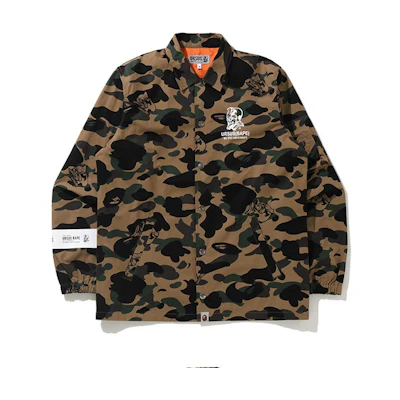 BAPE Logo Camo Pattern Letter Print Jacket - 0ZXJKM14000XG